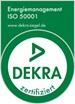 Dekra Siegel - Energiemanagement ISO 50001
